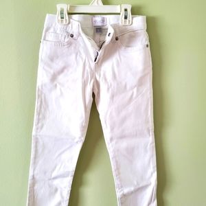 White jeans for 5 years old girl, like new.